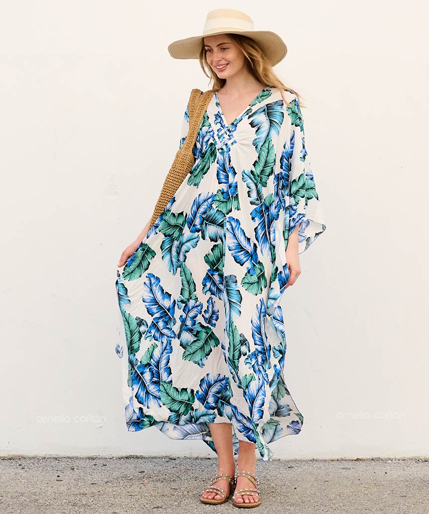Kaftan Vibrações - Jade | Gata Raposa™