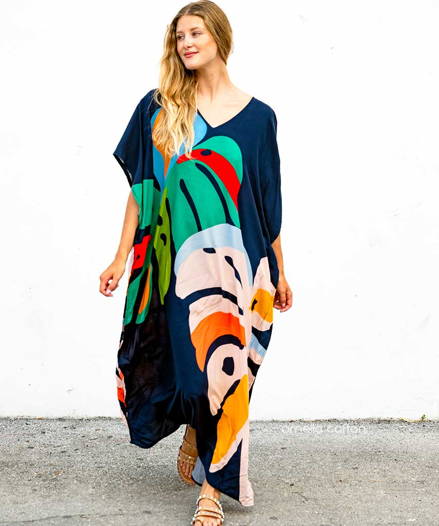 Kaftan Vibrações - Amazônia | Gata Raposa™