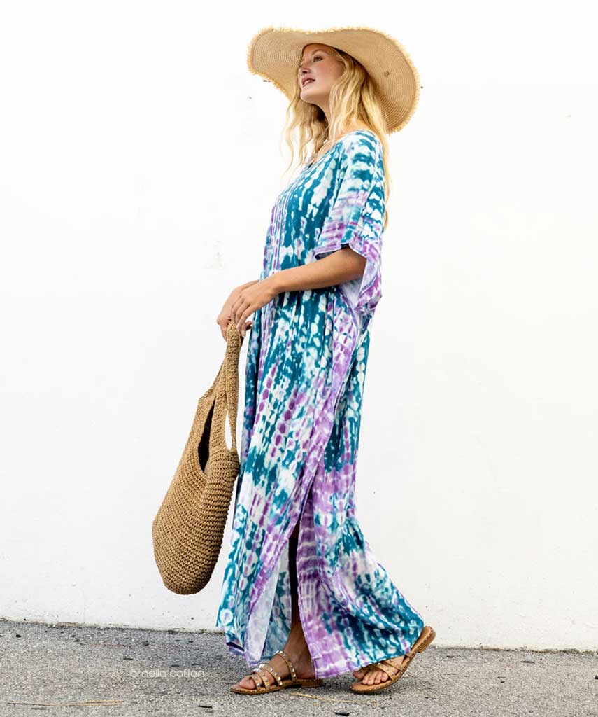 Kaftans Maví  – Azura | Gata Raposa™