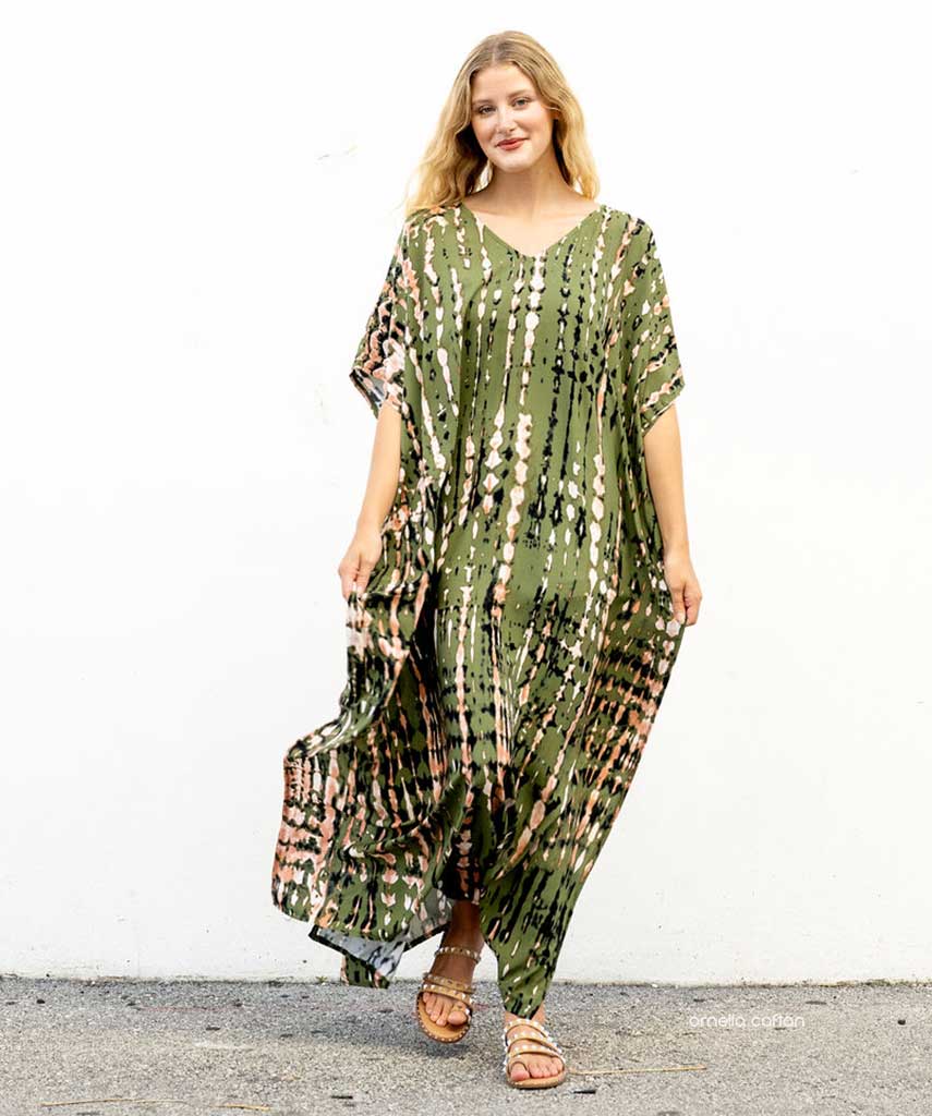 Kaftans Maví  – Esmeralda | Gata Raposa™