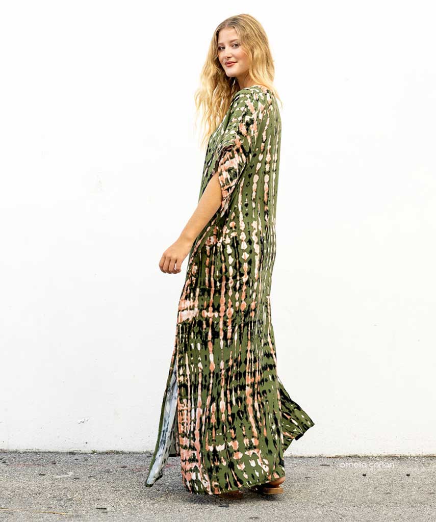 Kaftans Maví  – Esmeralda | Gata Raposa™