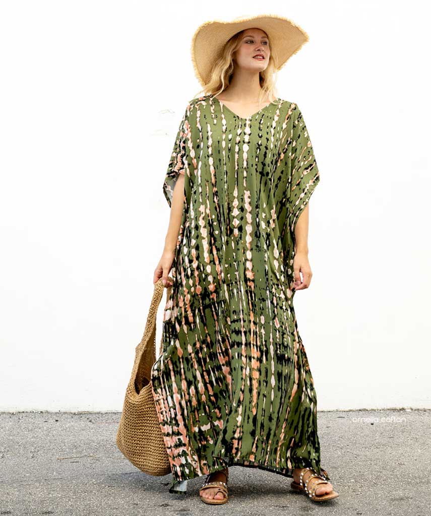 Kaftans Maví  – Esmeralda | Gata Raposa™