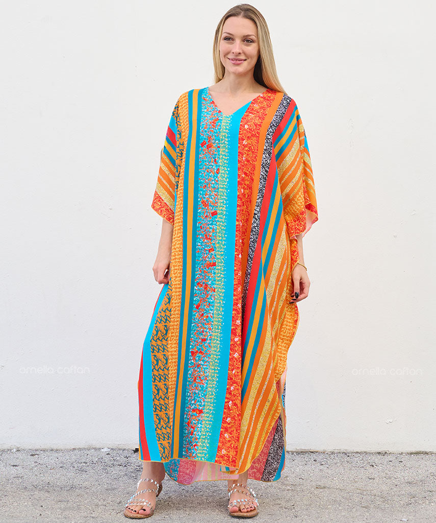 Kaftan Vibrações - Capri | Gata Raposa™