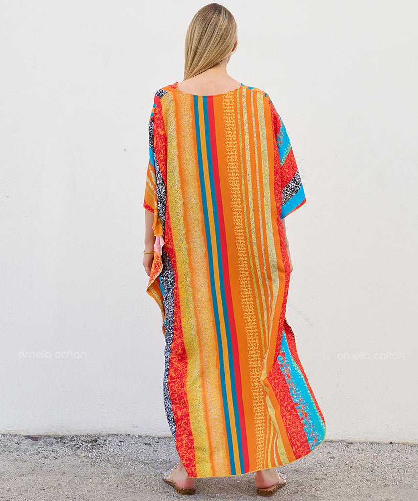 Kaftan Vibrações - Capri | Gata Raposa™