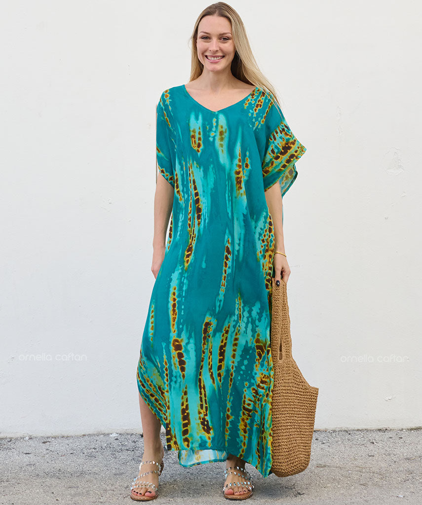 Kaftan Vibrações - Tropicália | Gata Raposa™