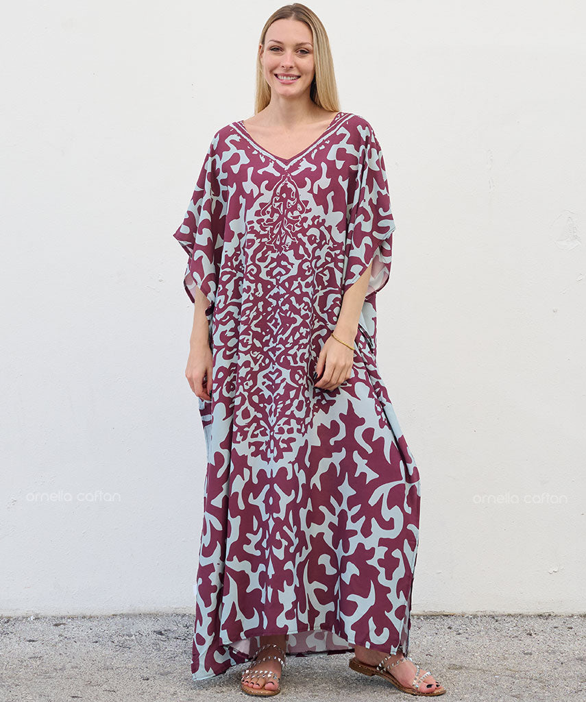 Kaftans Maví  – Vitória-Régia  | Gata Raposa™