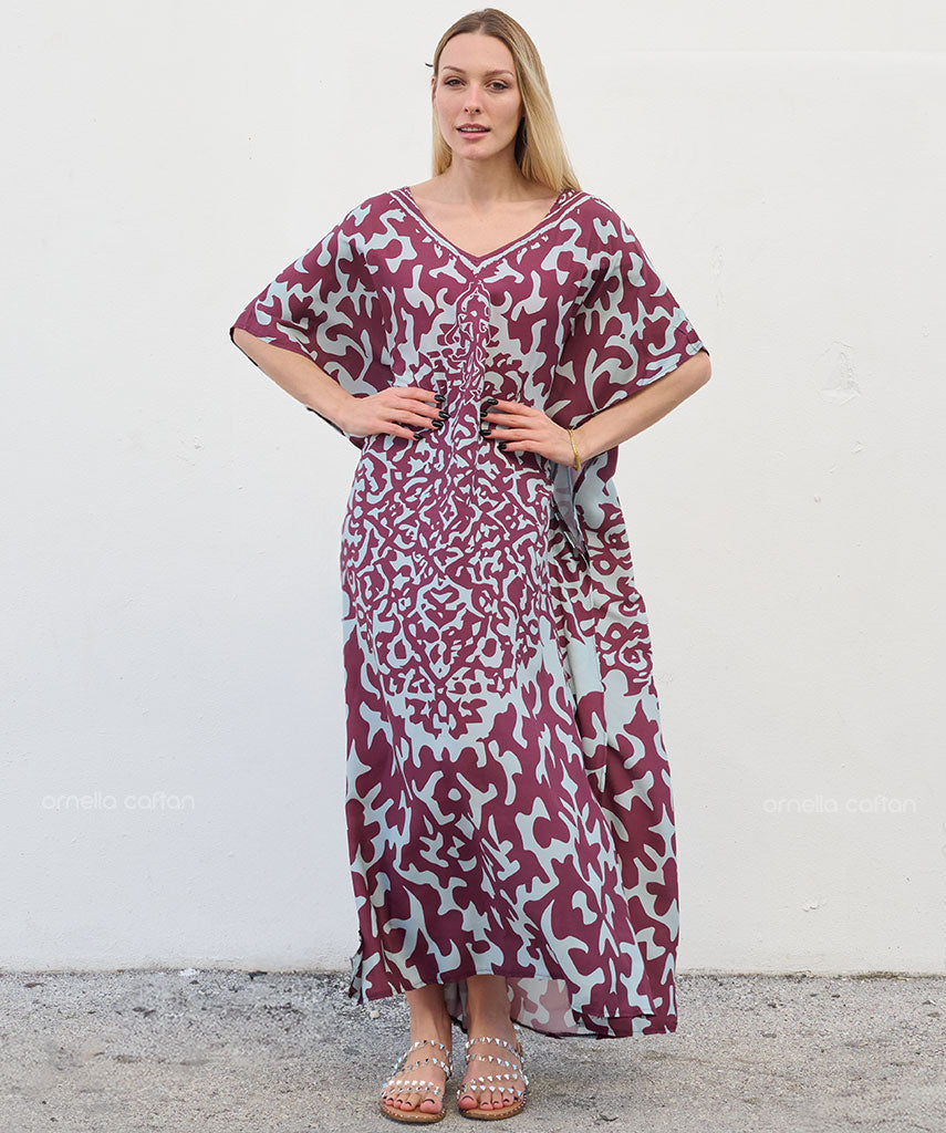Kaftans Maví  – Vitória-Régia  | Gata Raposa™