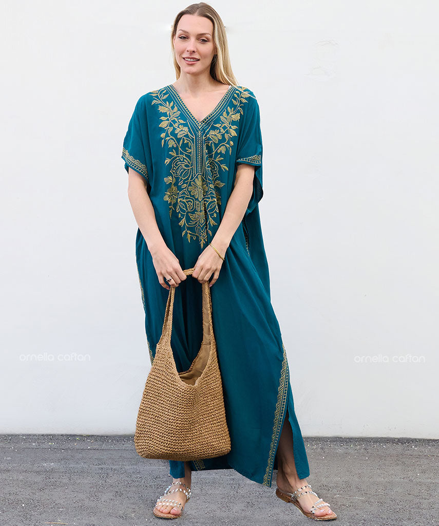 Kaftan Auge — Verde | Gata Raposa™