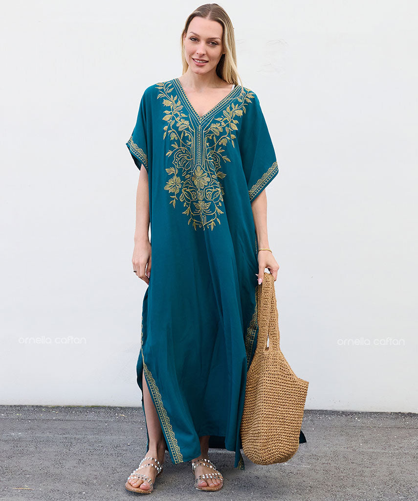 Kaftan Auge — Verde | Gata Raposa™