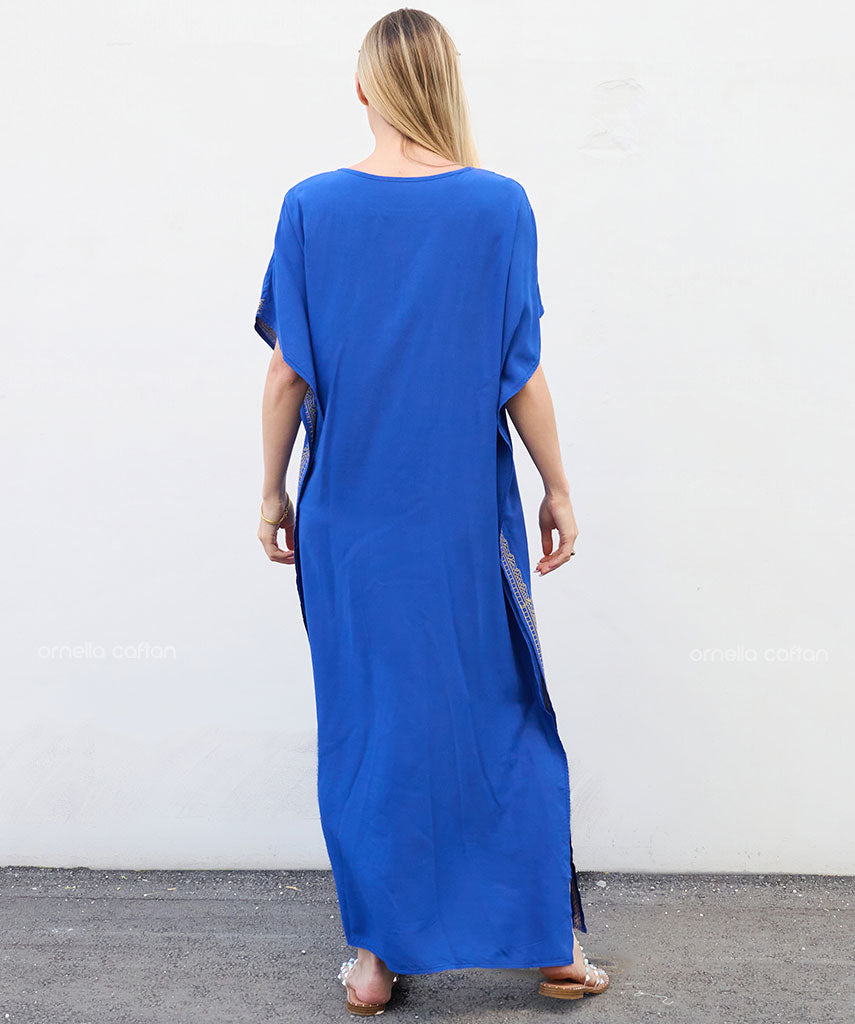 Kaftan Auge — Azul | Gata Raposa™
