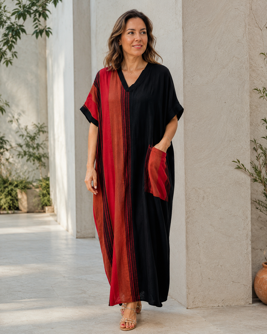 Vestido Kaftan Rubi – Gata Raposa™