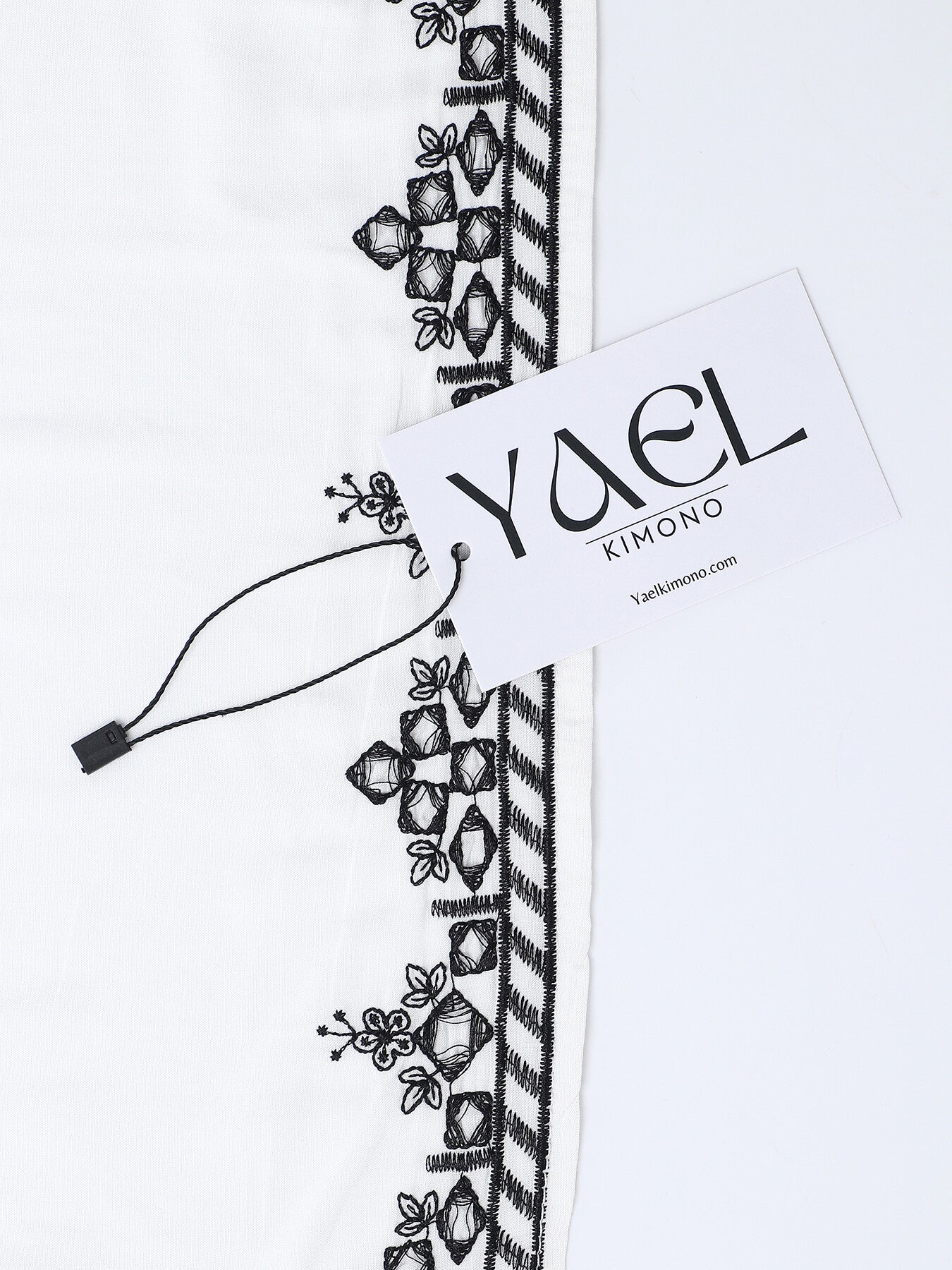 Kaftan Bordado Trade Branco ™