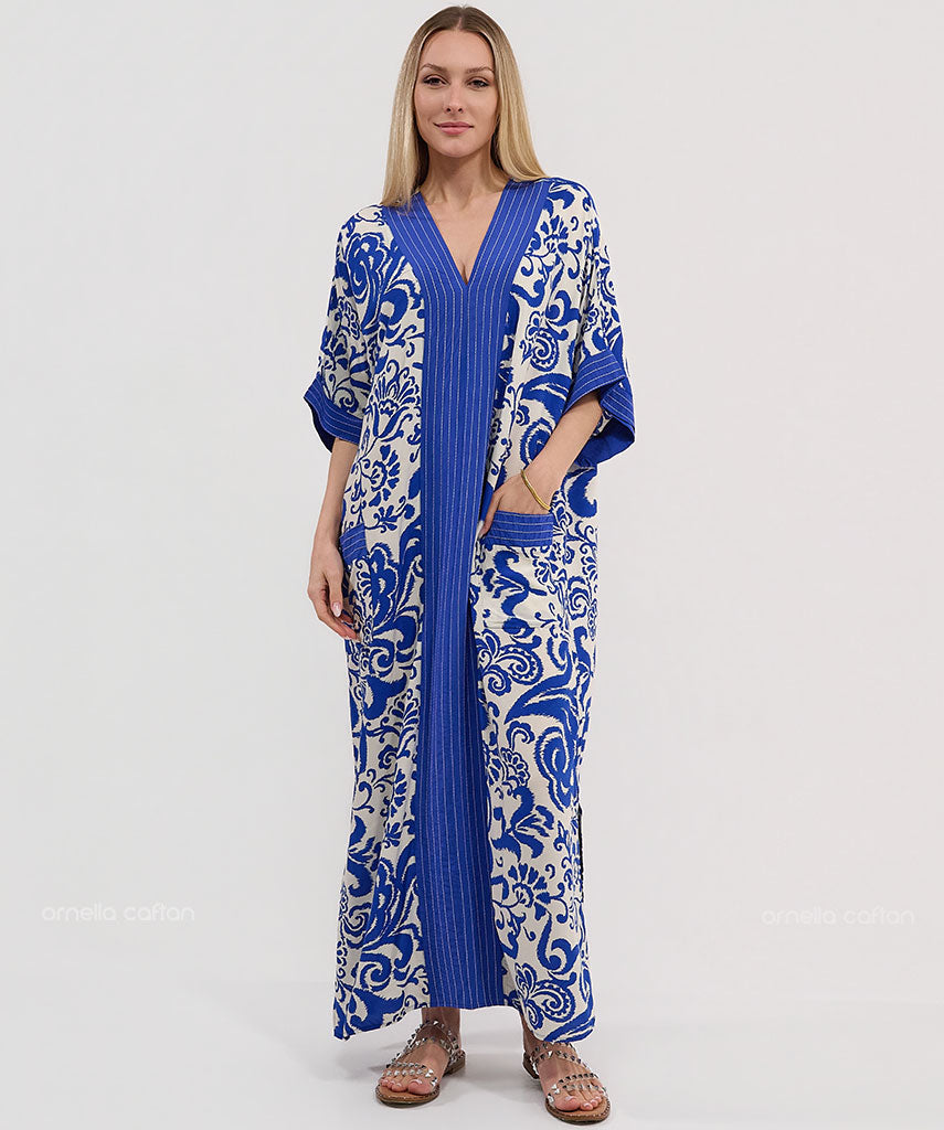 Kaftan Botânica — Azaleia | Gata Raposa™