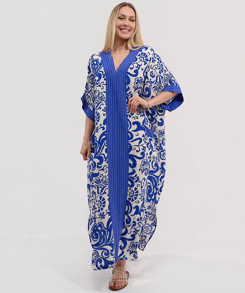 Kaftan Botânica — Azaleia | Gata Raposa™
