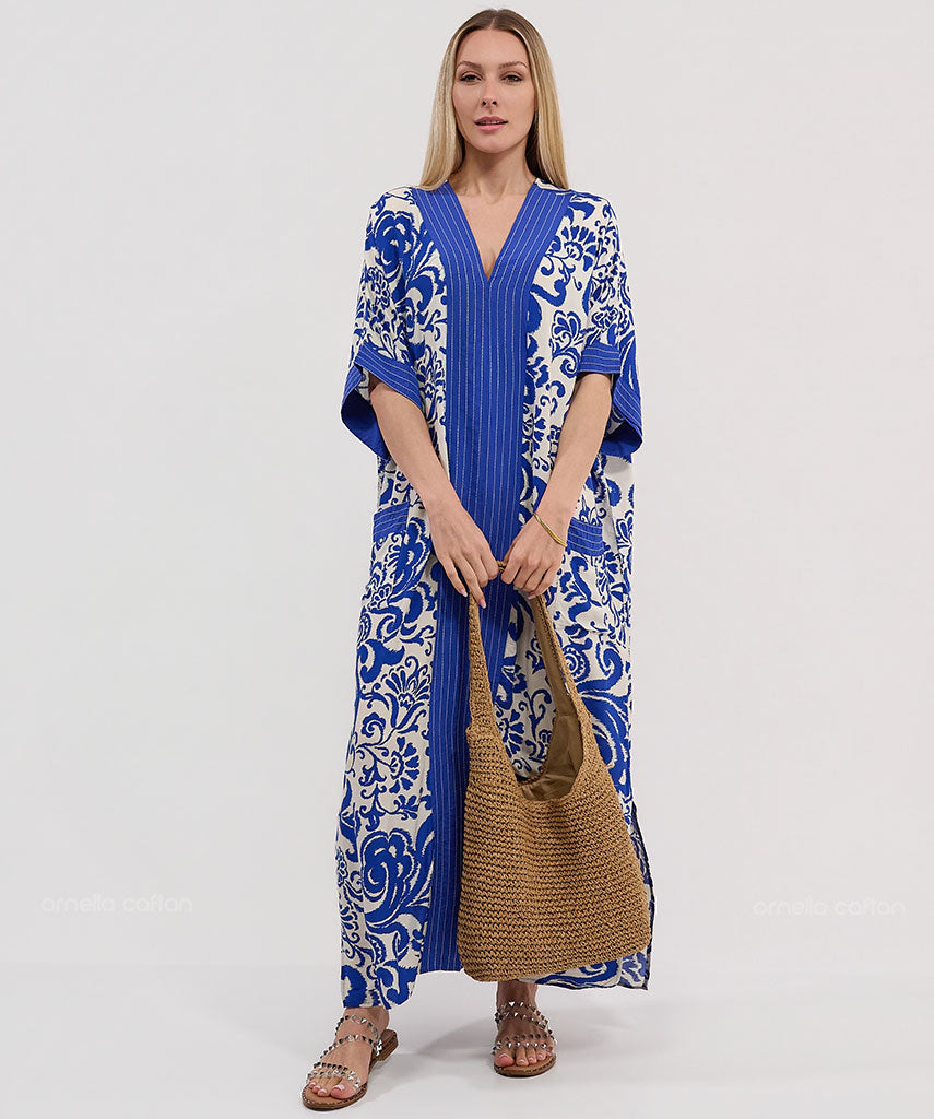 Kaftan Botânica — Azaleia | Gata Raposa™