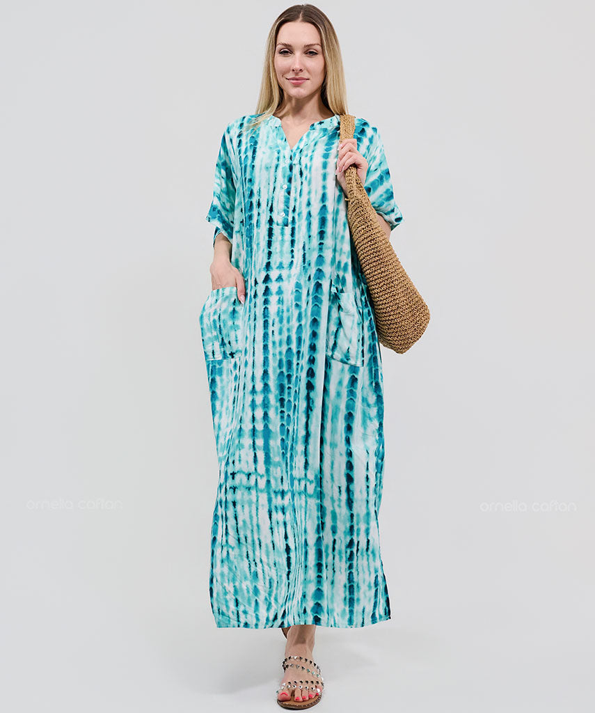 Kaftan Botânica — Maré | Gata Raposa™