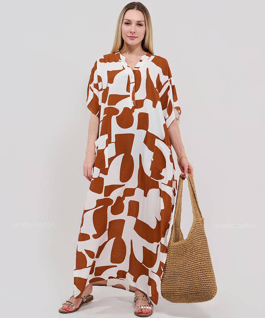 Kaftan Botânica — Sierra | Gata Raposa™