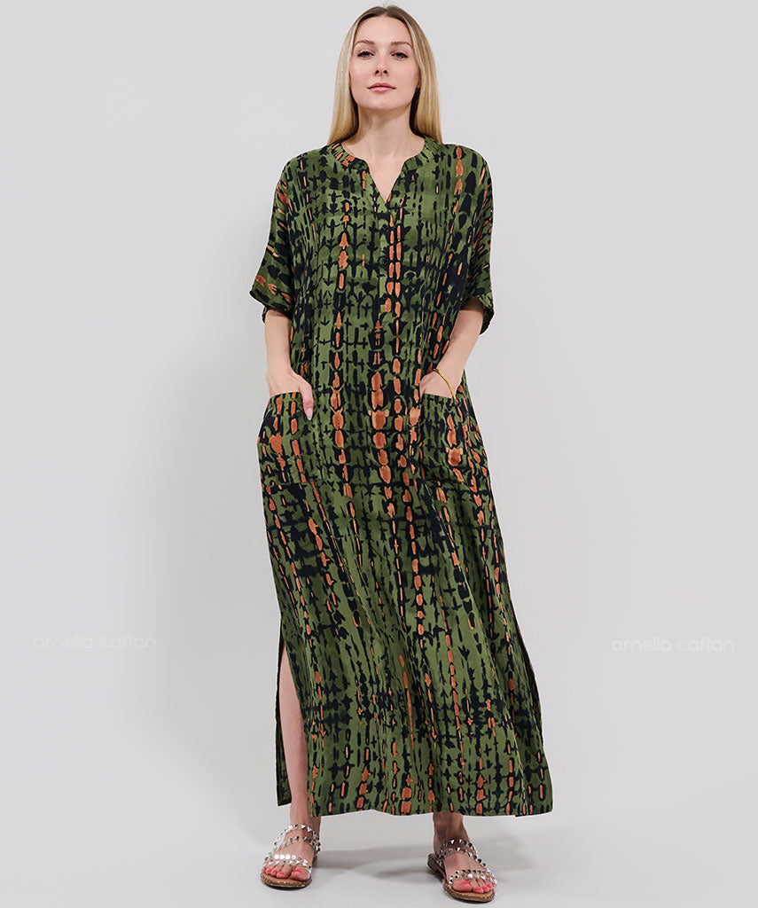 Kaftan Botânica — Selva | Gata Raposa™