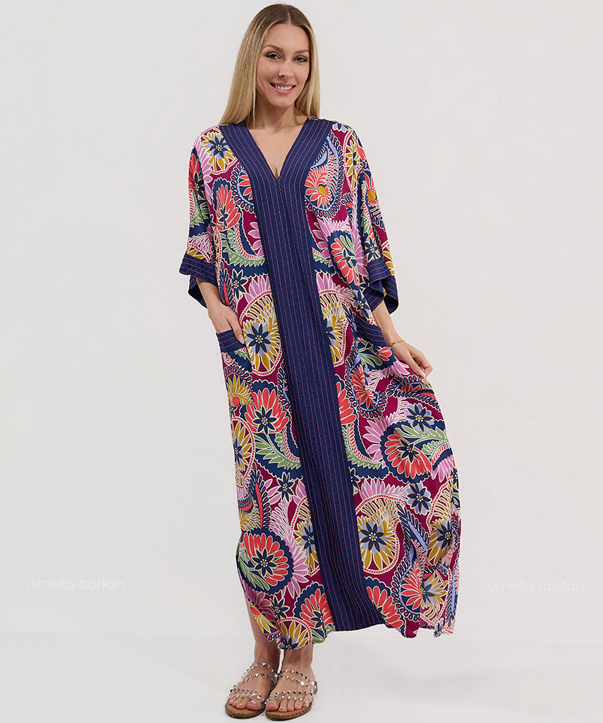Kaftan Botânica — Rosália | Gata Raposa™