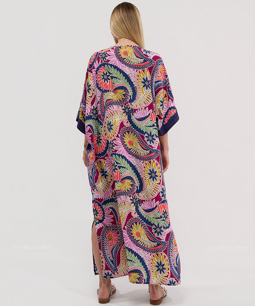 Kaftan Botânica — Rosália | Gata Raposa™