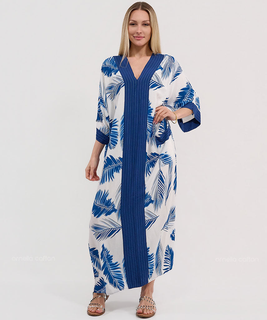 Kaftan Botânica — Nápoles | Gata Raposa™