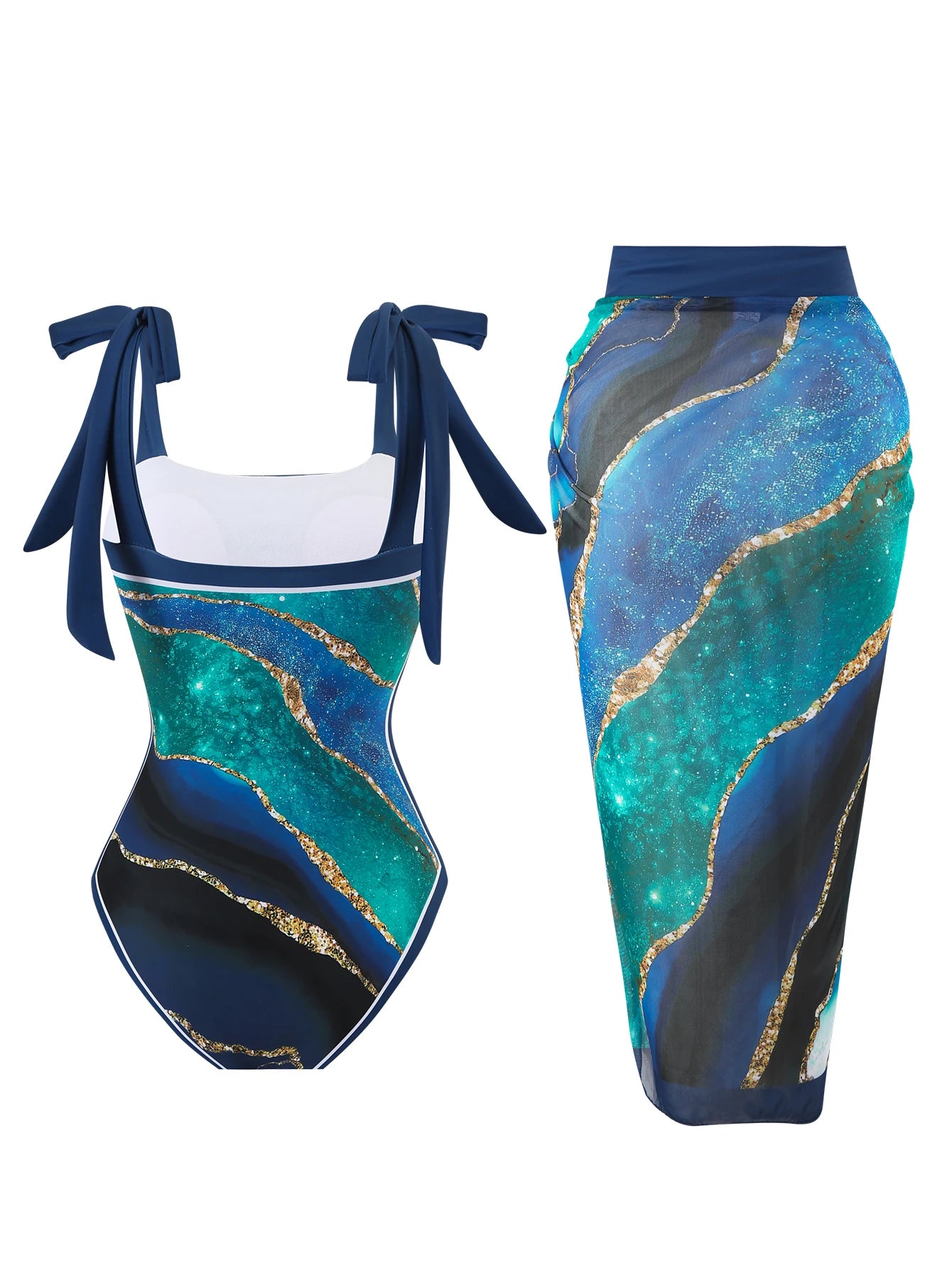 Conjunto Maiô e Saída de Praia Campos