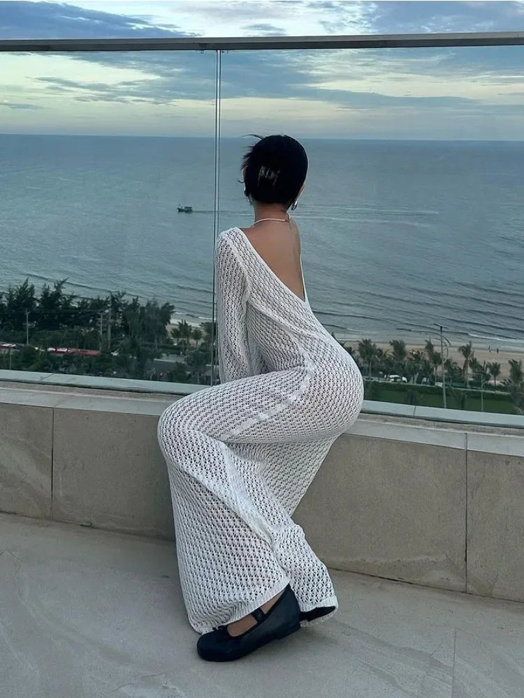 Vestido Longo de Praia Paraty — Sensualidade Elegante para Dias de Sol