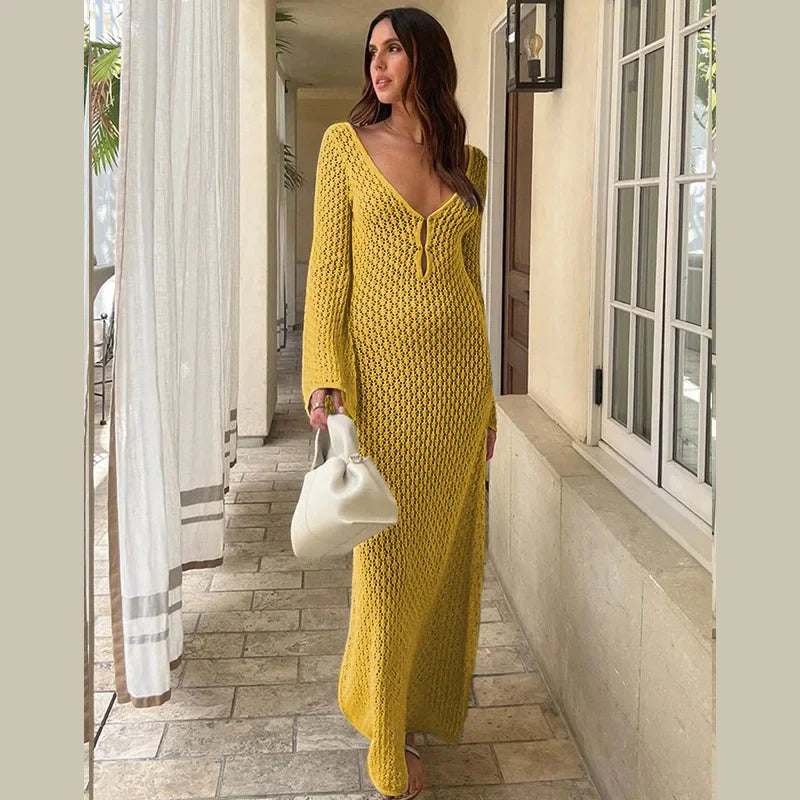 Vestido Longo de Praia Paraty — Sensualidade Elegante para Dias de Sol