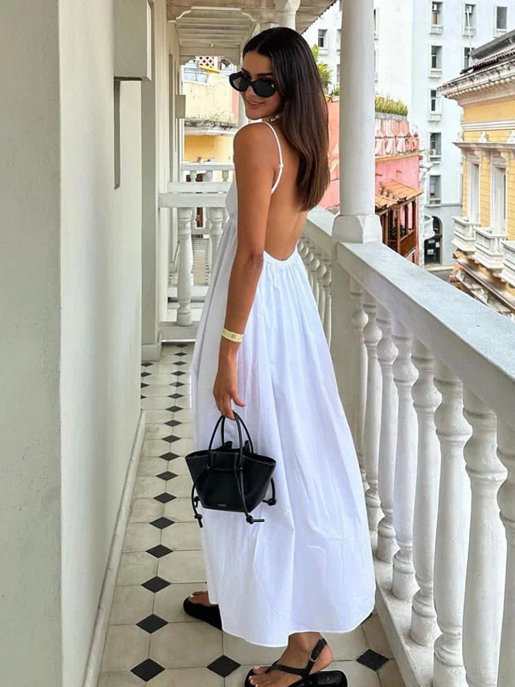 Vestido Luna Midi - Estilo Casual / Elegante para Todas as Ocasiões
