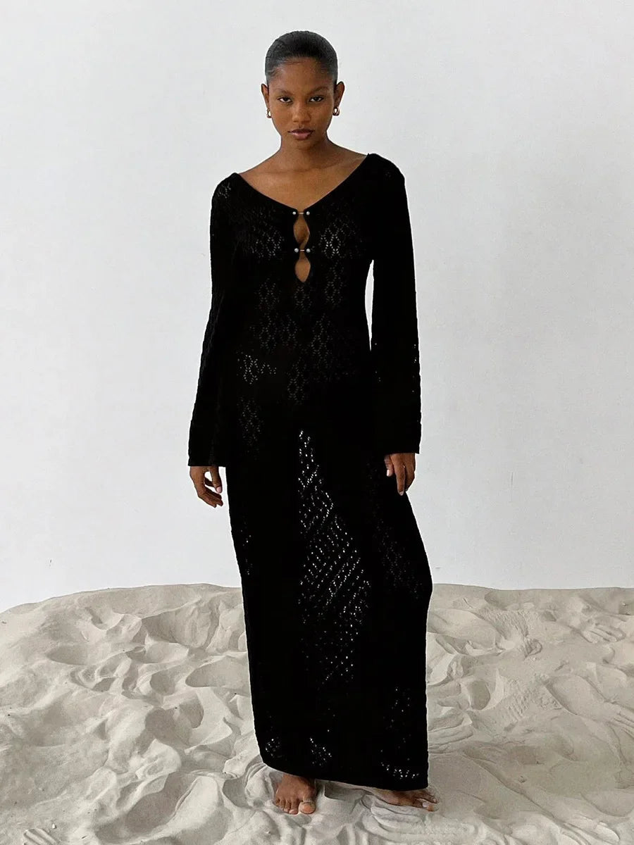 Vestido Longo de Praia Paraty — Sensualidade Elegante para Dias de Sol