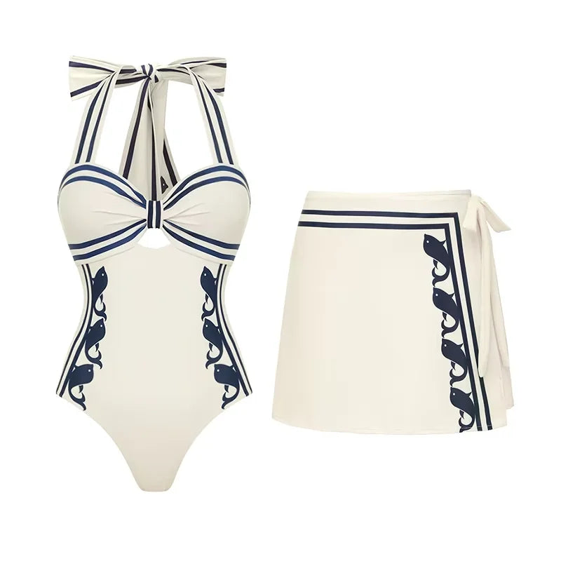 Conjunto Navy | Coleção Clássicos ✨ | HOTPANTS OU MAIÔ? SHORT OU SAIA? Os Dois ✨