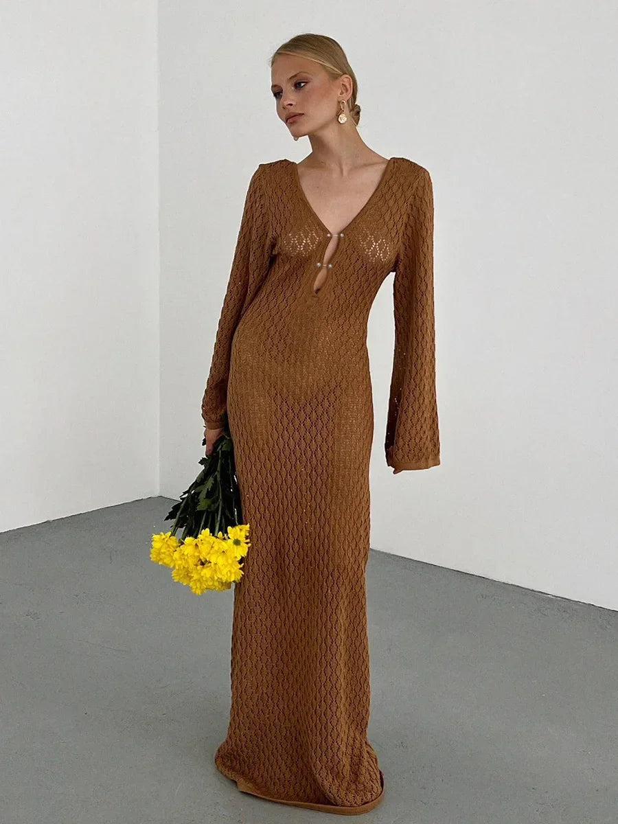 Vestido Longo de Praia Paraty — Sensualidade Elegante para Dias de Sol