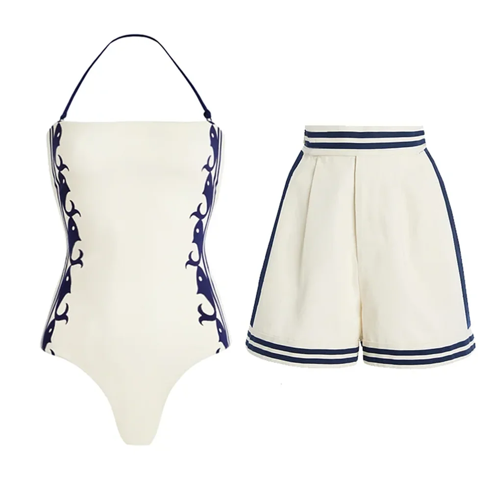 Conjunto Navy | Coleção Clássicos ✨ | HOTPANTS OU MAIÔ? SHORT OU SAIA? Os Dois ✨