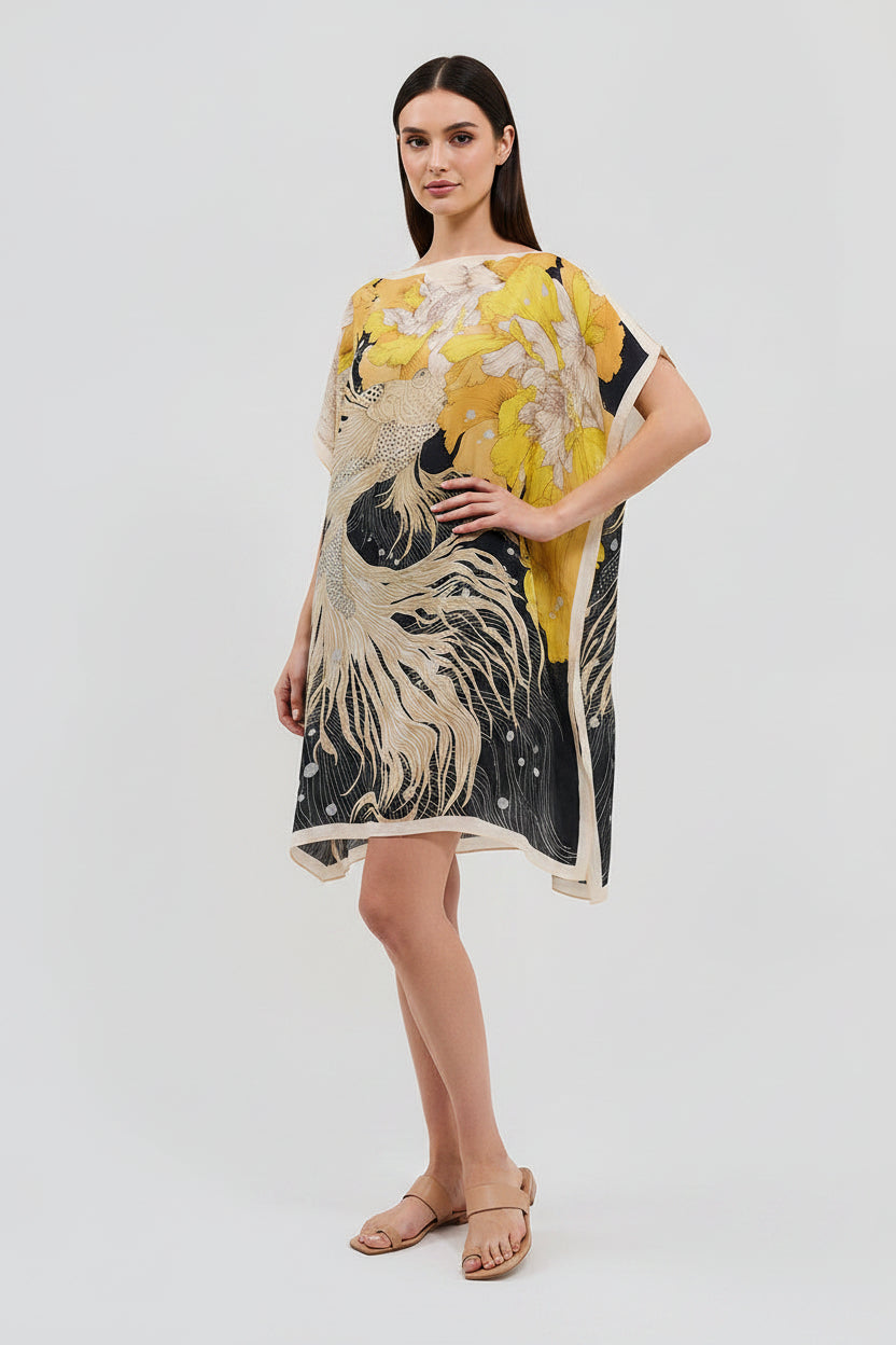 Kaftan Riviera — Miel | Gata Raposa™