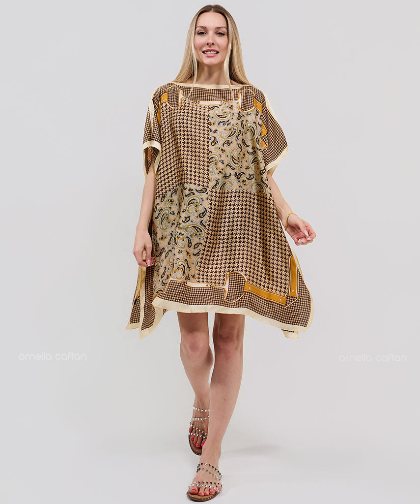 Kaftan Riviera — Sable | Gata Raposa™
