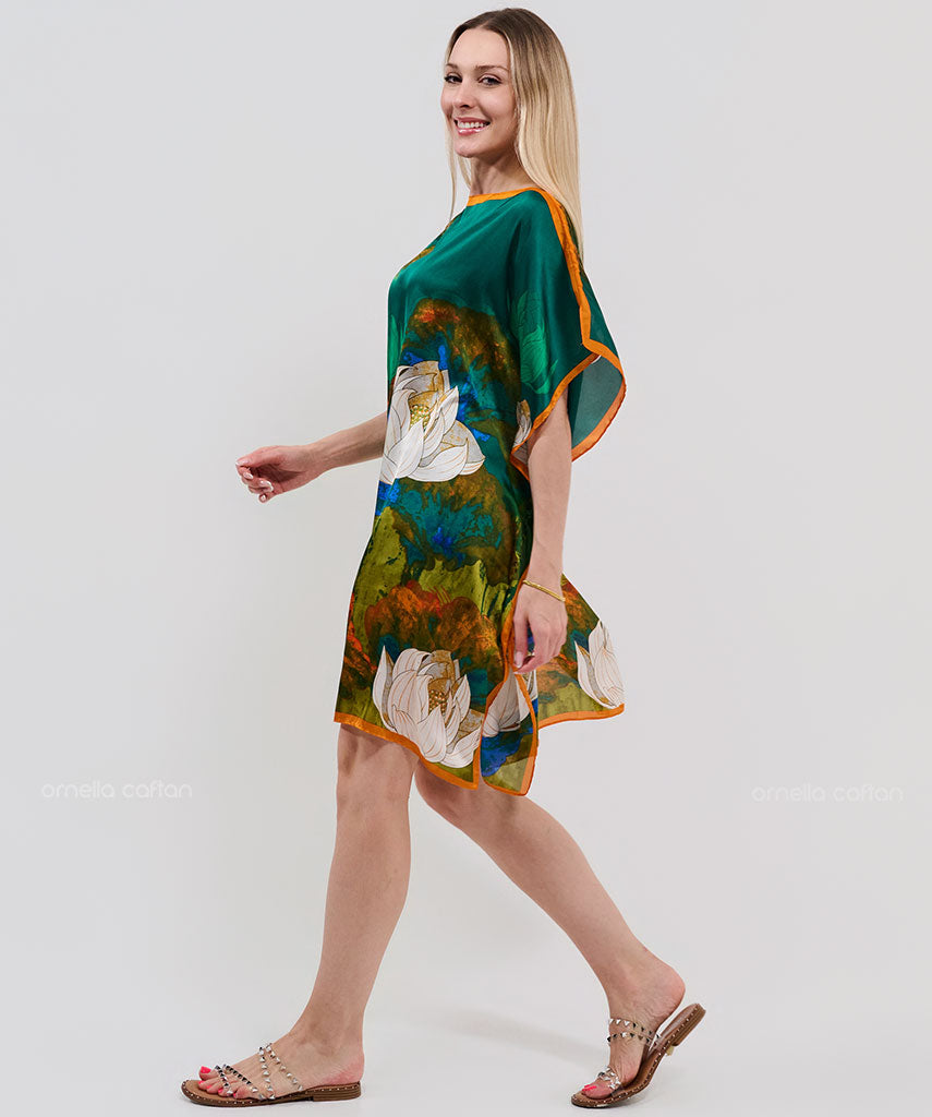 Kaftan Riviera — Émeraude | Gata Raposa™