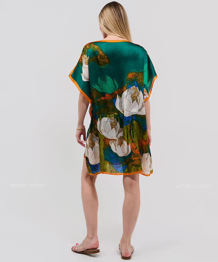 Kaftan Riviera — Émeraude | Gata Raposa™