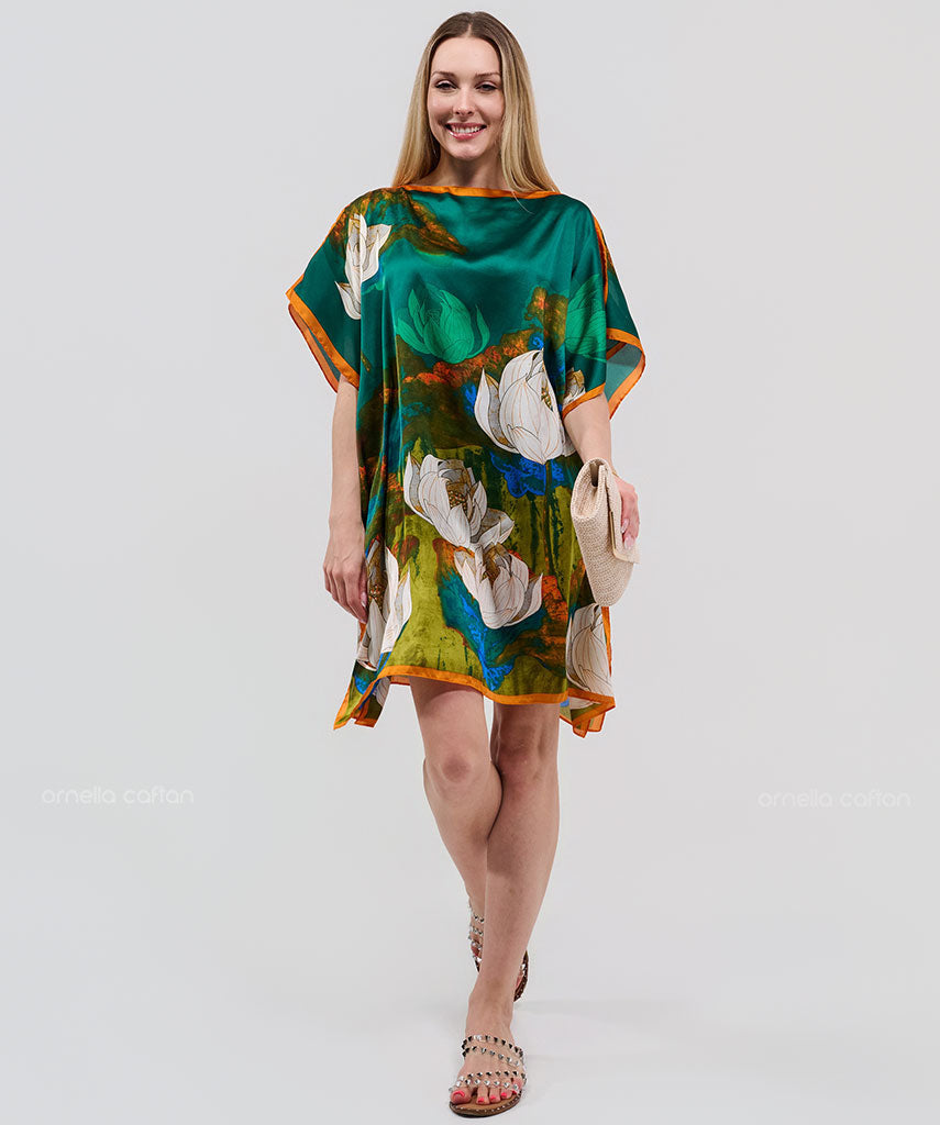 Kaftan Riviera — Émeraude | Gata Raposa™