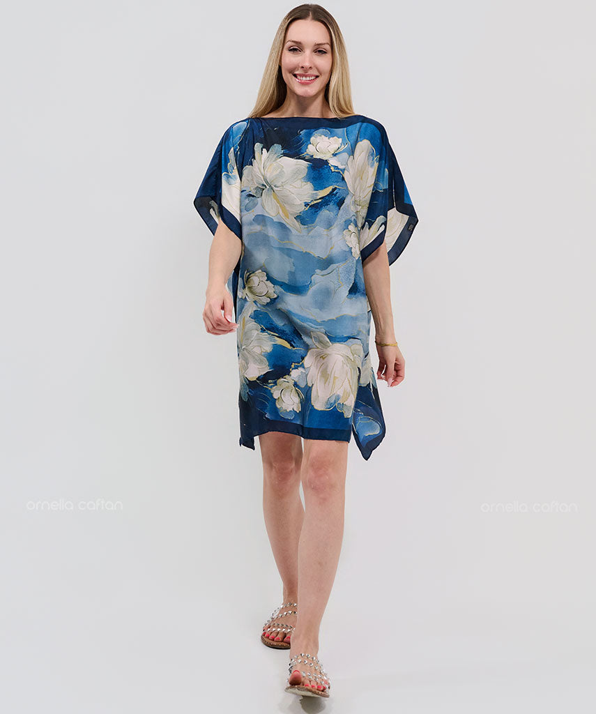 Kaftan Riviera — Azure | Gata Raposa™