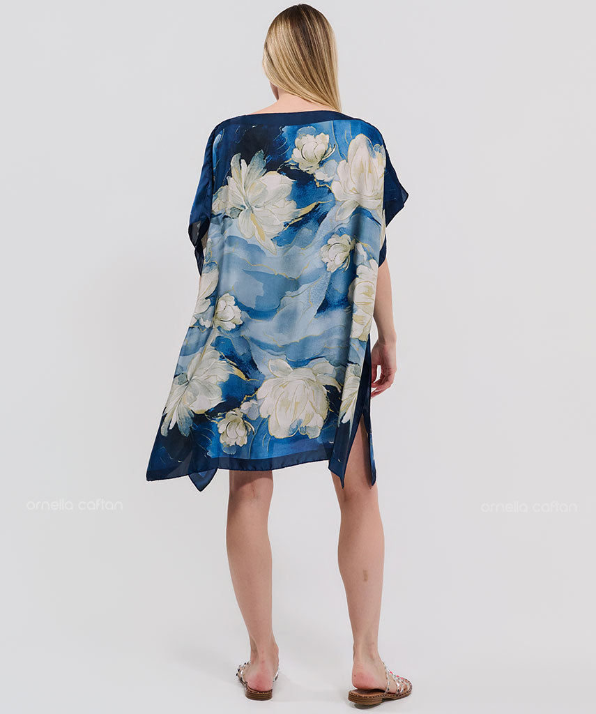 Kaftan Riviera — Azure | Gata Raposa™