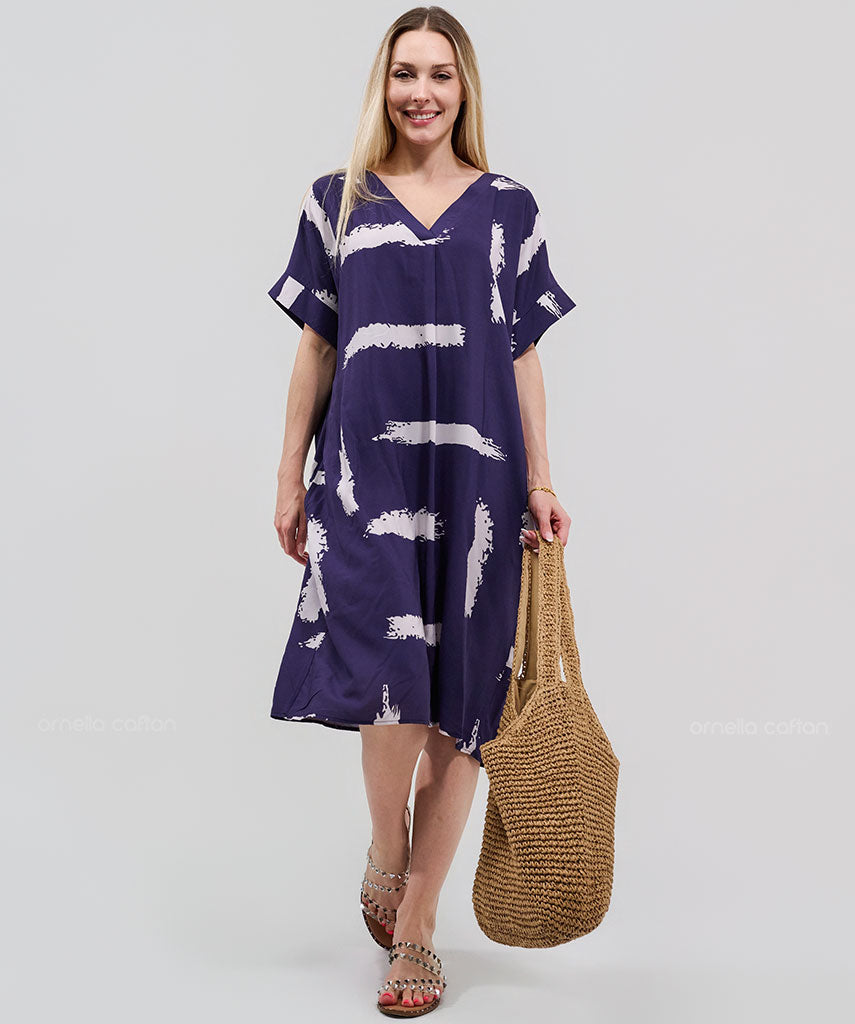 Kaftan Saara — Lavanda  | Gata Raposa™