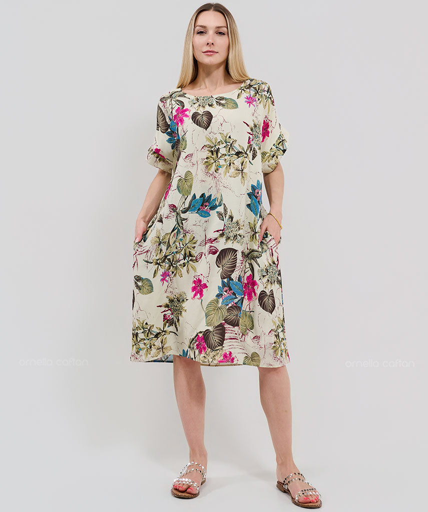Kaftan Saara — Azalea | Gata Raposa™