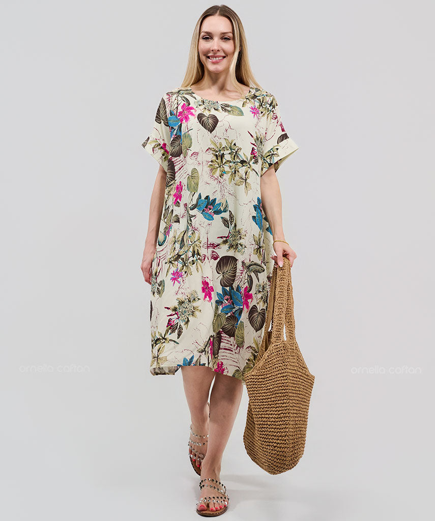 Kaftan Saara — Azalea | Gata Raposa™