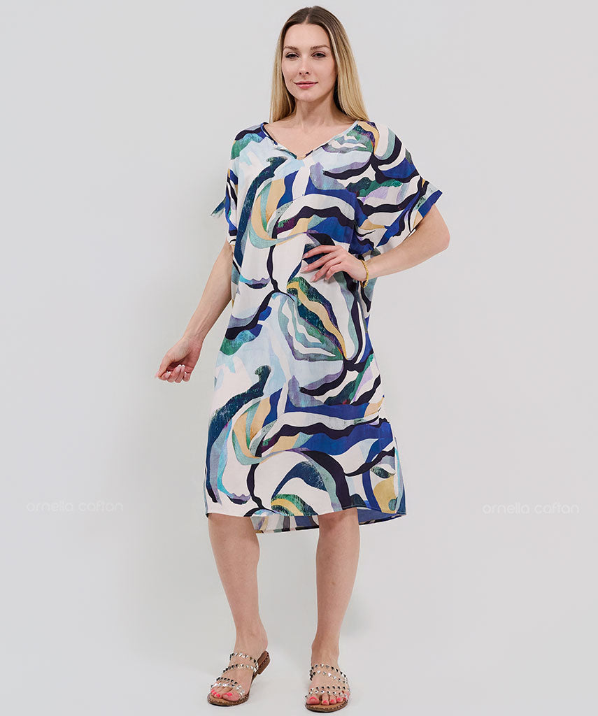 Kaftan Saara — Marfim | Gata Raposa™