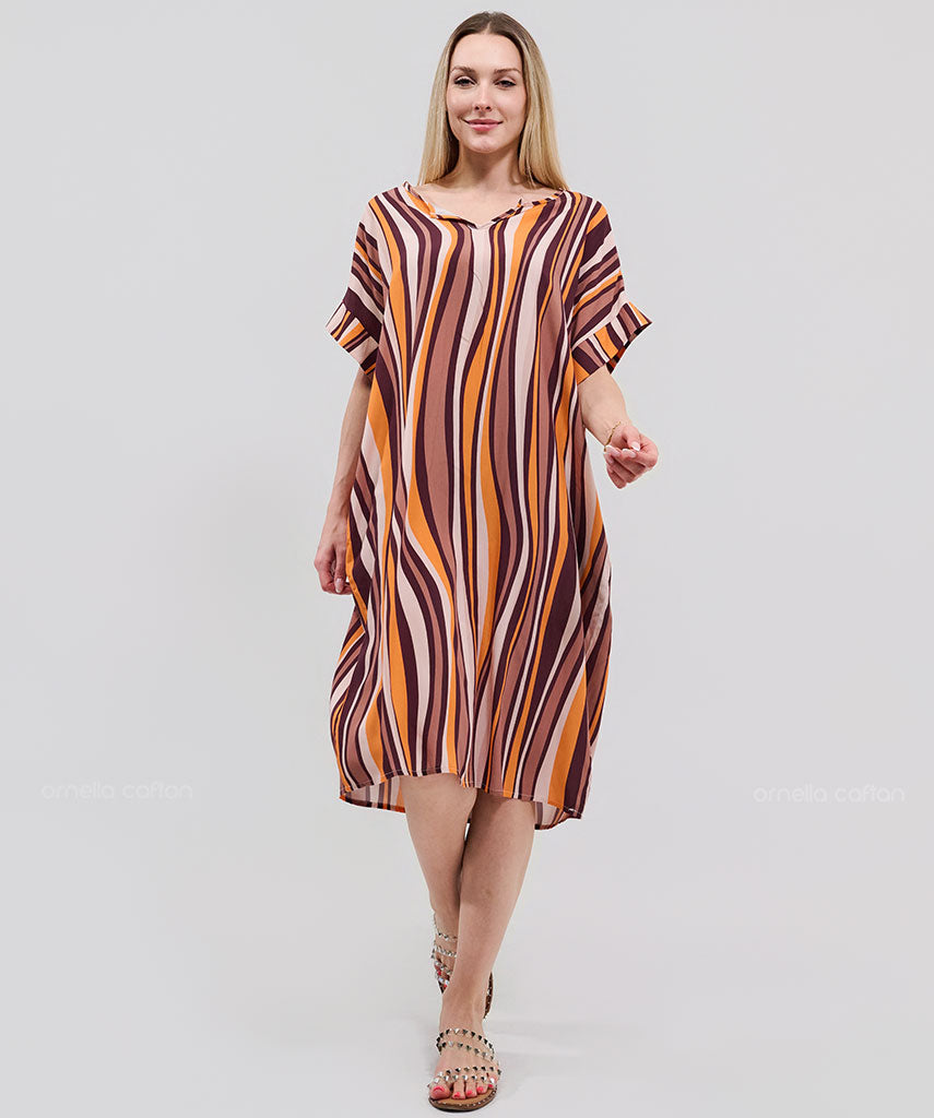 Kaftan Saara — Savana | Gata Raposa™