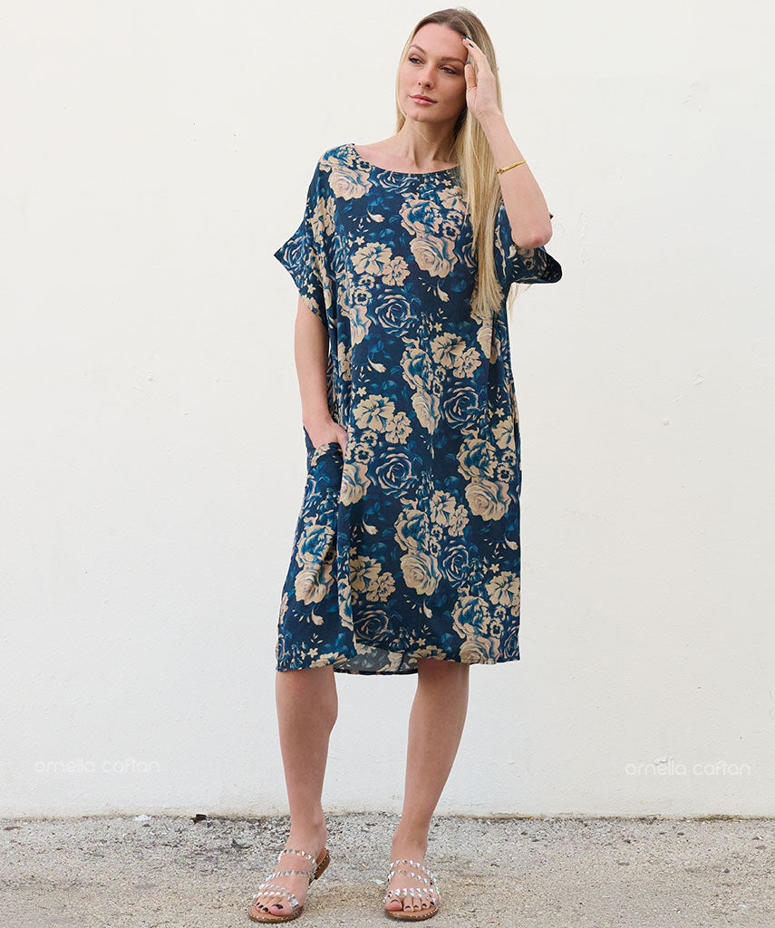 Kaftan Saara — Oceano | Gata Raposa™