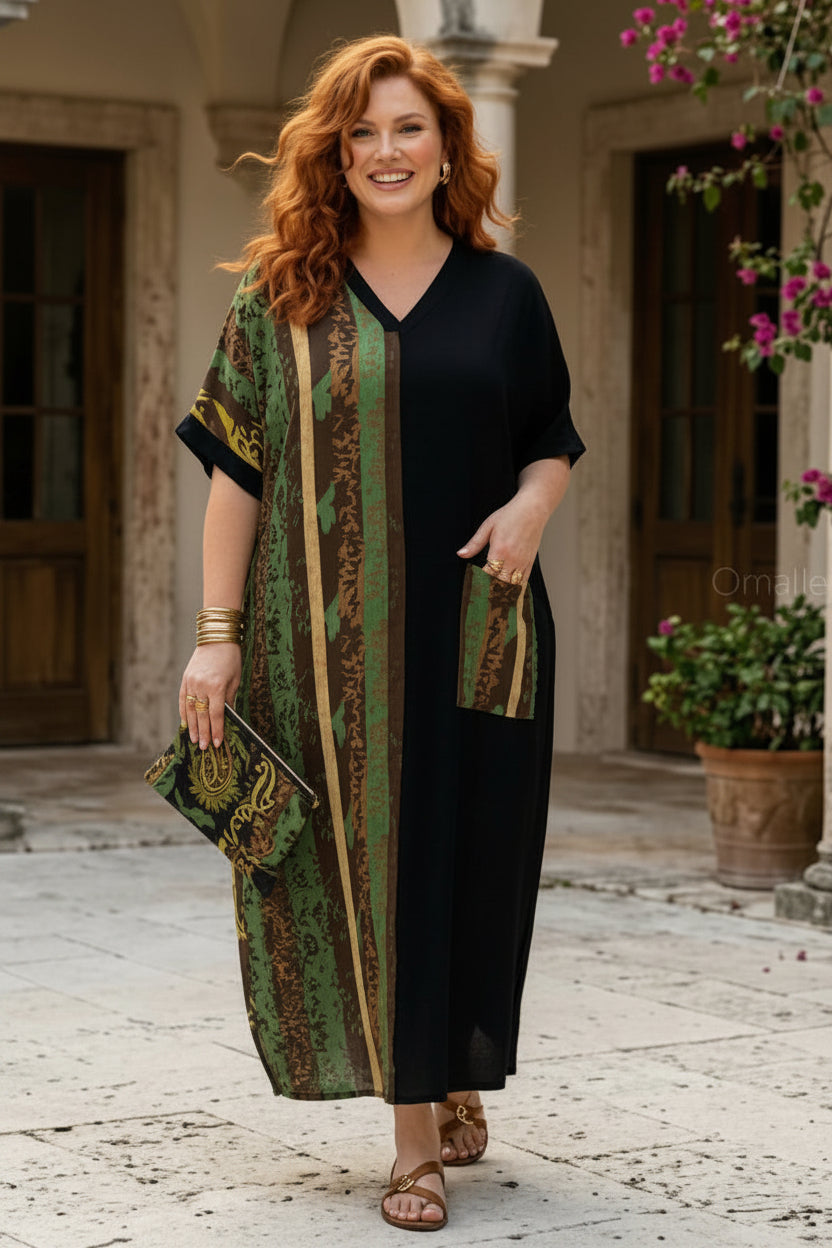 Vestido Kaftan Jade - Gata Raposa™