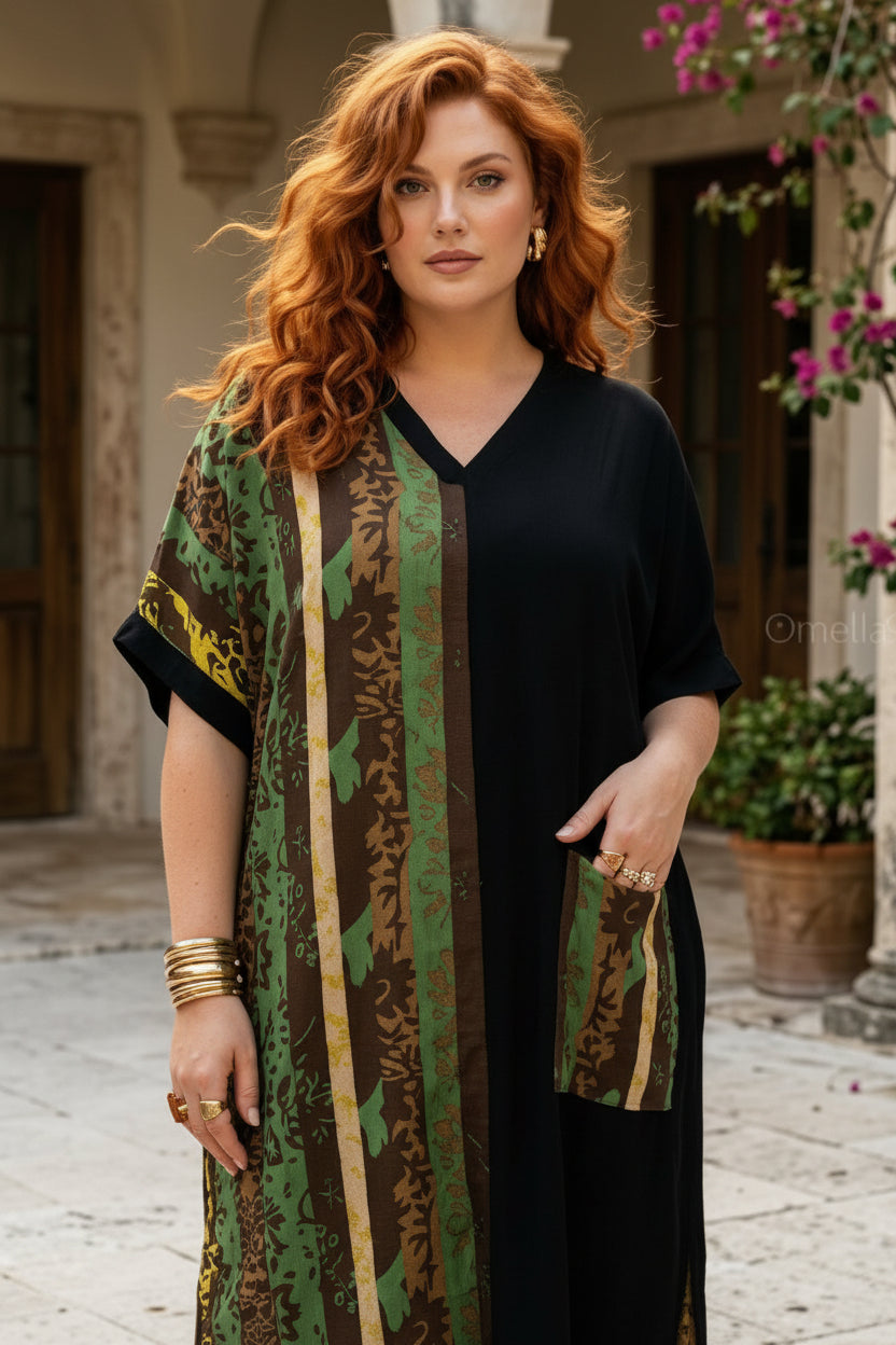 Vestido Kaftan Jade - Gata Raposa™