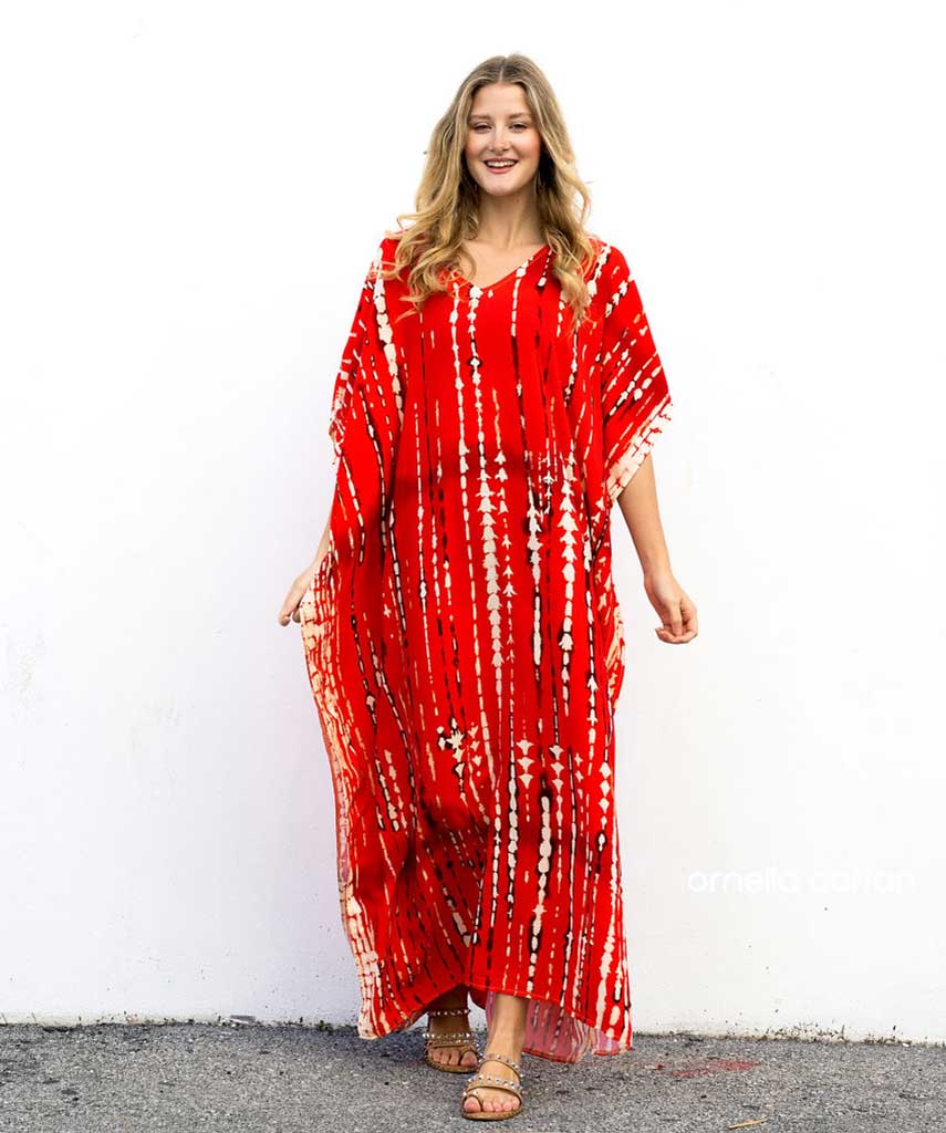 Kaftans Maví  – Carmim | Gata Raposa™