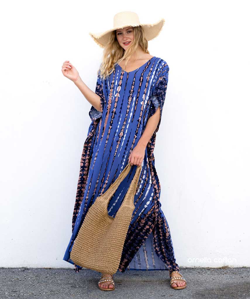 Kaftans Maví  – Safira | Gata Raposa™